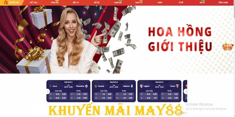 Điểm hấp dẫn của chương trình khuyến mãi tại nhà cái May88